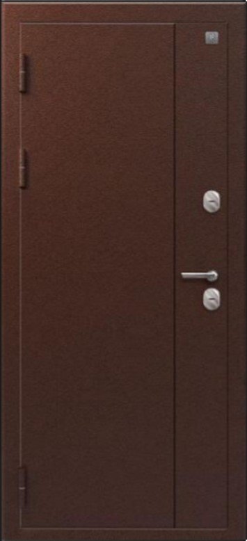 Товар Дверь Термо-100 Антик Медь - Темная Лиственница DIS007361