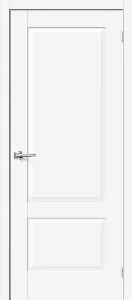 Фото Межкомнатная дверь Прима-12 White Silkwood BR5959